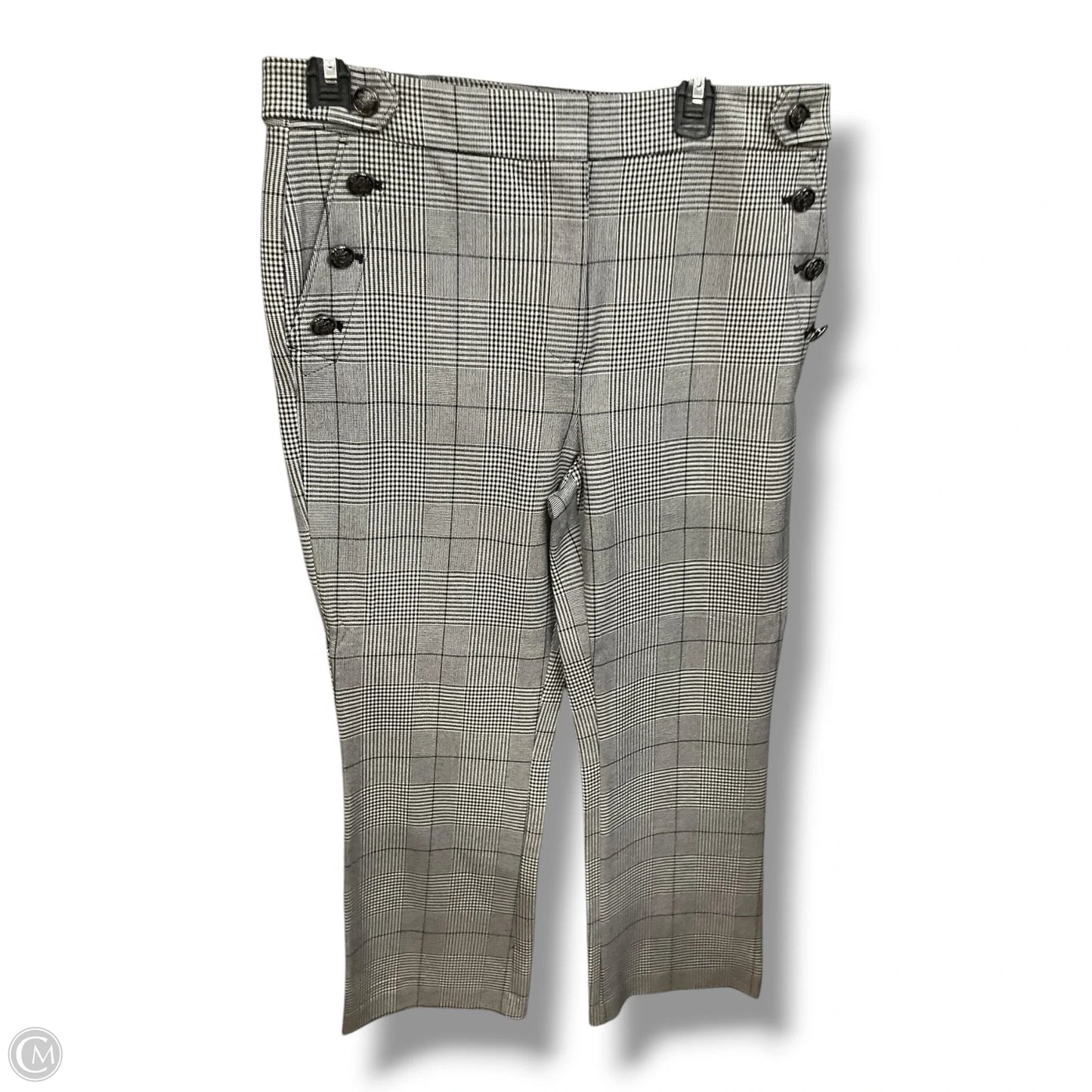 Pants Dress By Loft In Black & White, Size: 10