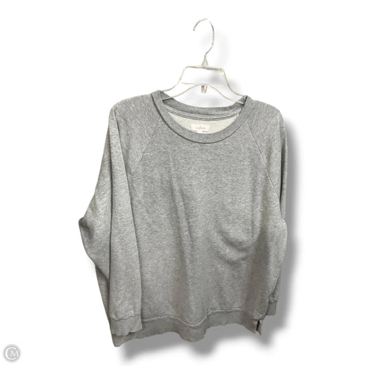 Sweatshirt Collar By Colsie In Grey, Size: L