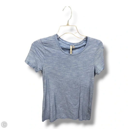 Top Short Sleeve By Banana Republic In Blue, Size: Xs