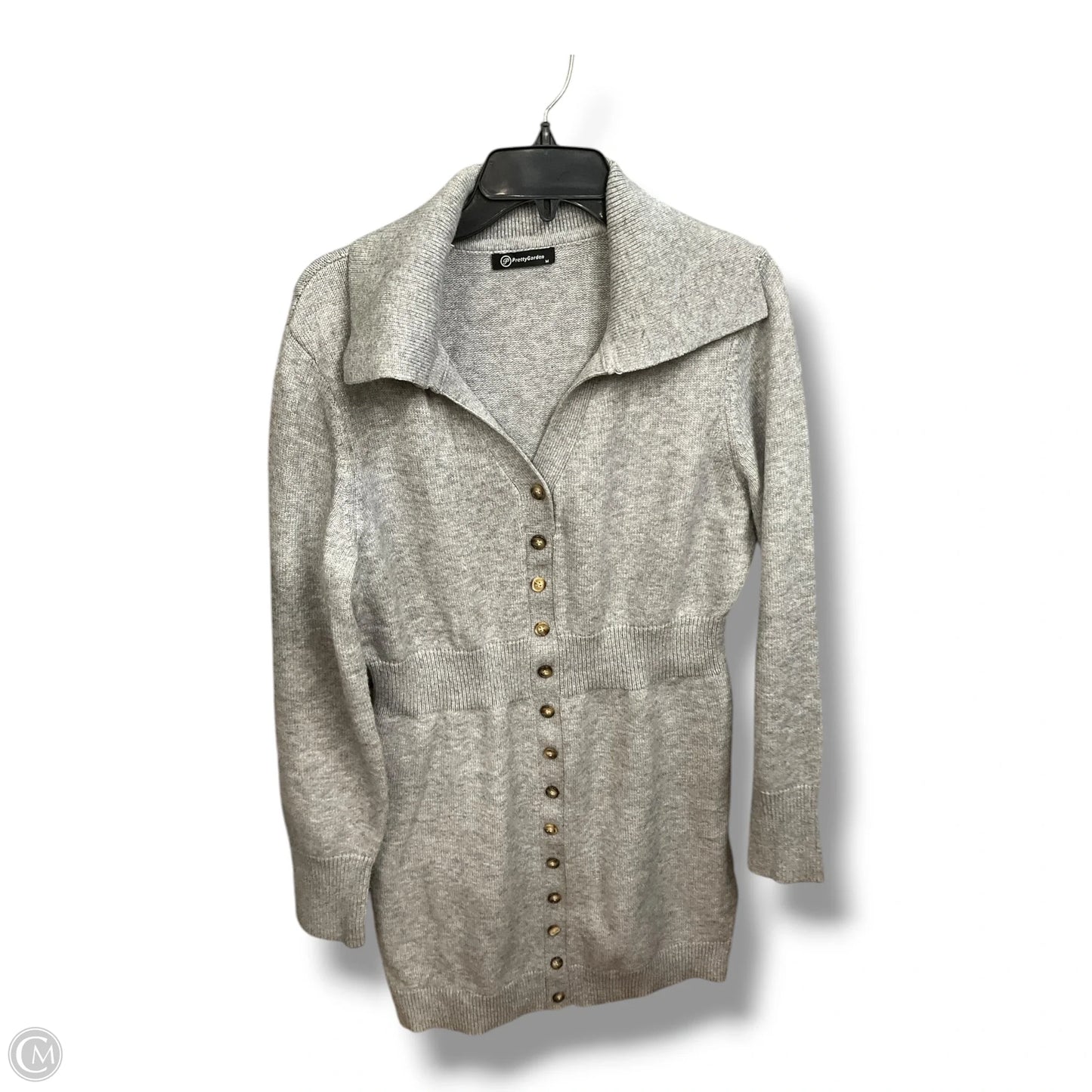 Dress Sweater By Prettygarden In Grey, Size: M