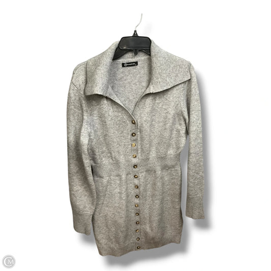 Dress Sweater By Prettygarden In Grey, Size: M