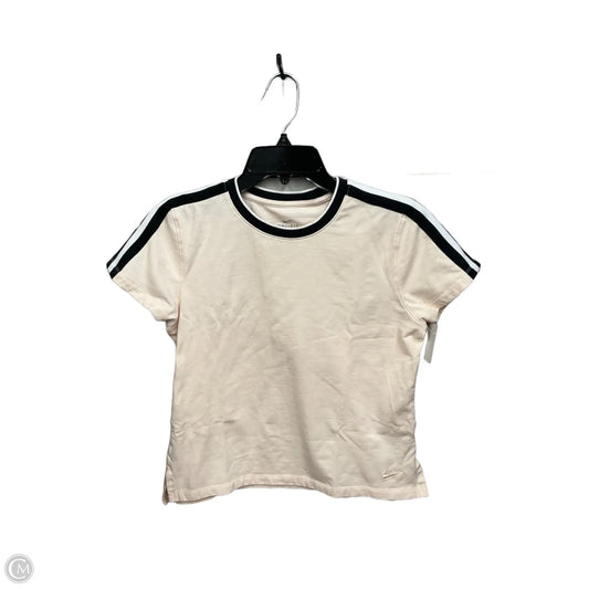 Athletic Top Short Sleeve By Nike Apparel In Pink, Size: S