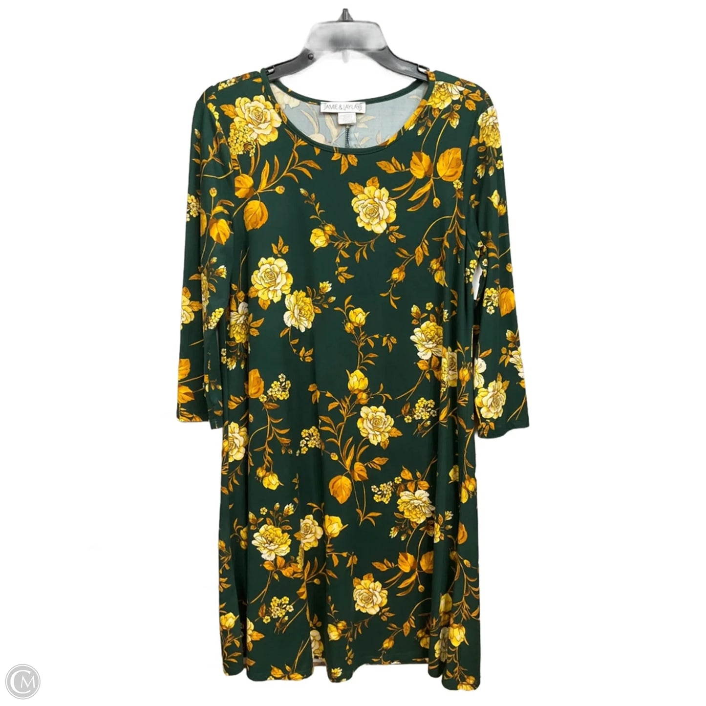 Dress Casual Midi By Clothes Mentor In Green, Size: M