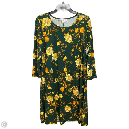 Dress Casual Midi By Clothes Mentor In Green, Size: M