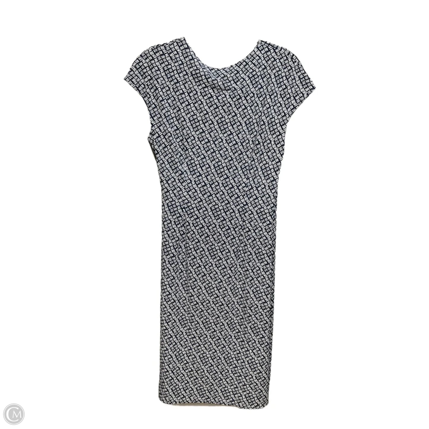 Dress Casual Midi By Tommy Bahama In Blue & White, Size: M