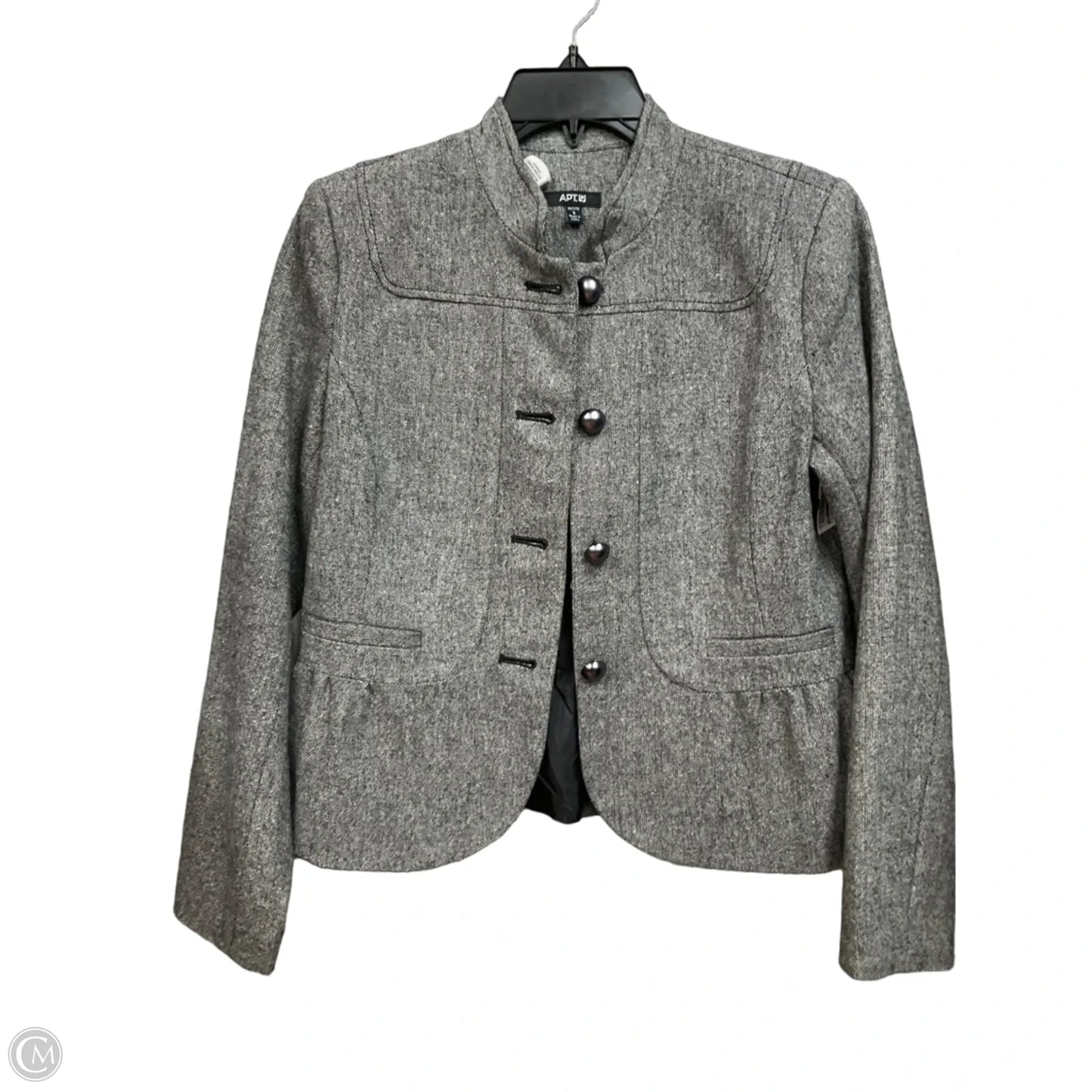 Jacket Other By Apt 9 In Black & Grey, Size: S