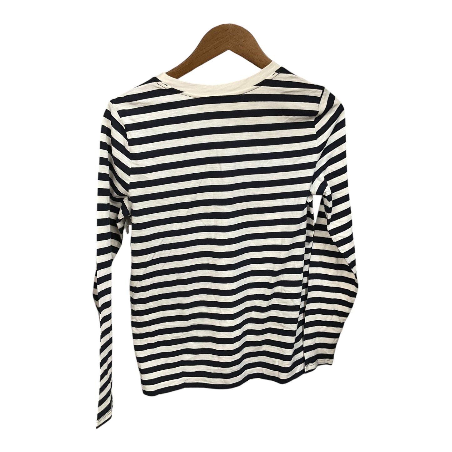 Top Long Sleeve By Loft In Striped Pattern, Size: S