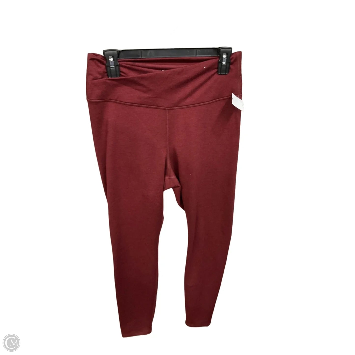 Athletic Leggings By Old Navy In Red, Size: L