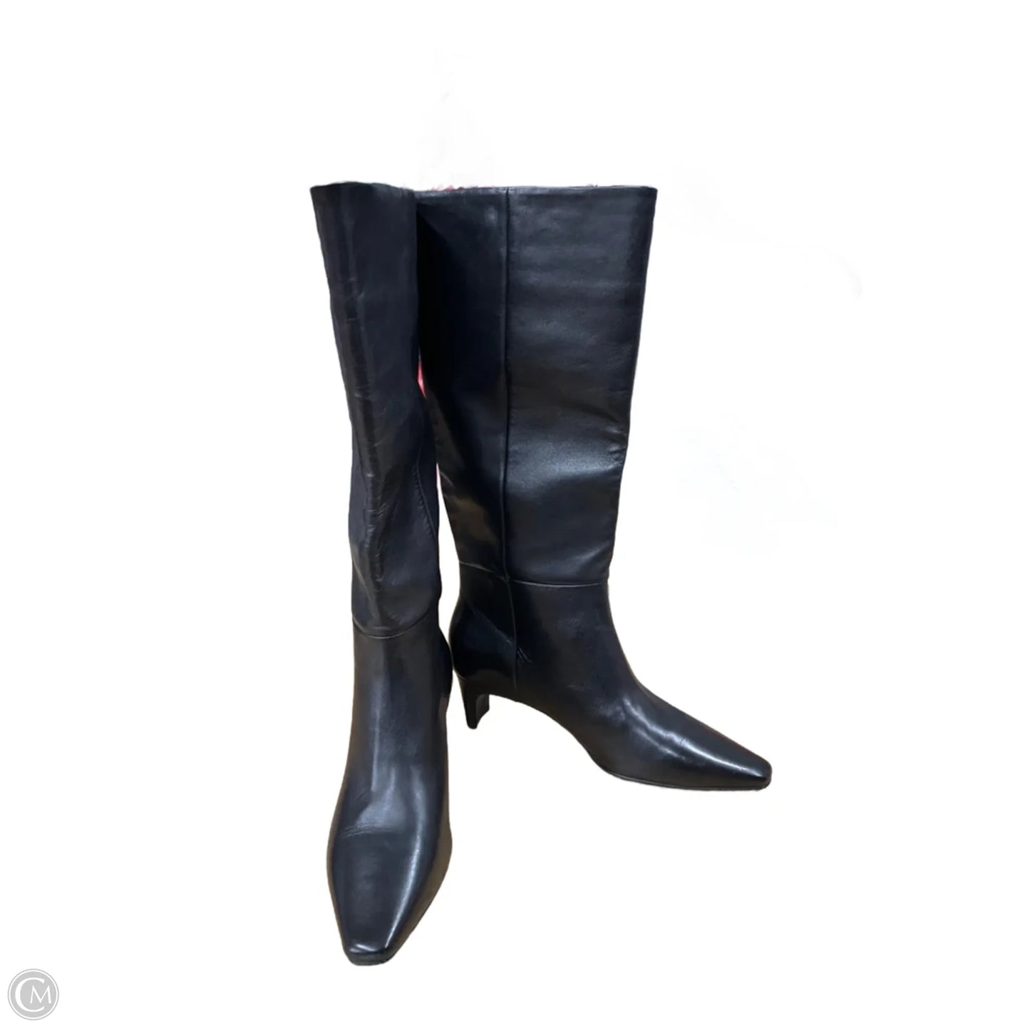 Boots Mid-calf Heels By Steve Madden In Black, Size: 8.5