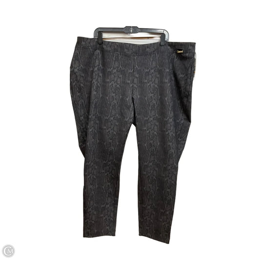 Pants Dress By Calvin Klein In Snakeskin Print, Size: 22