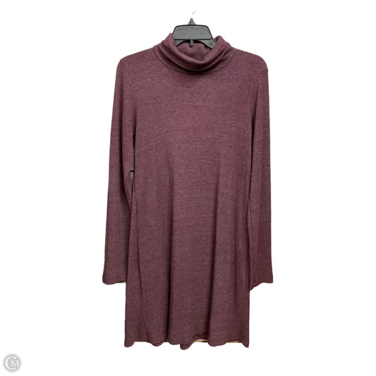 Dress Casual Midi By Michael Stars In Maroon, Size: M