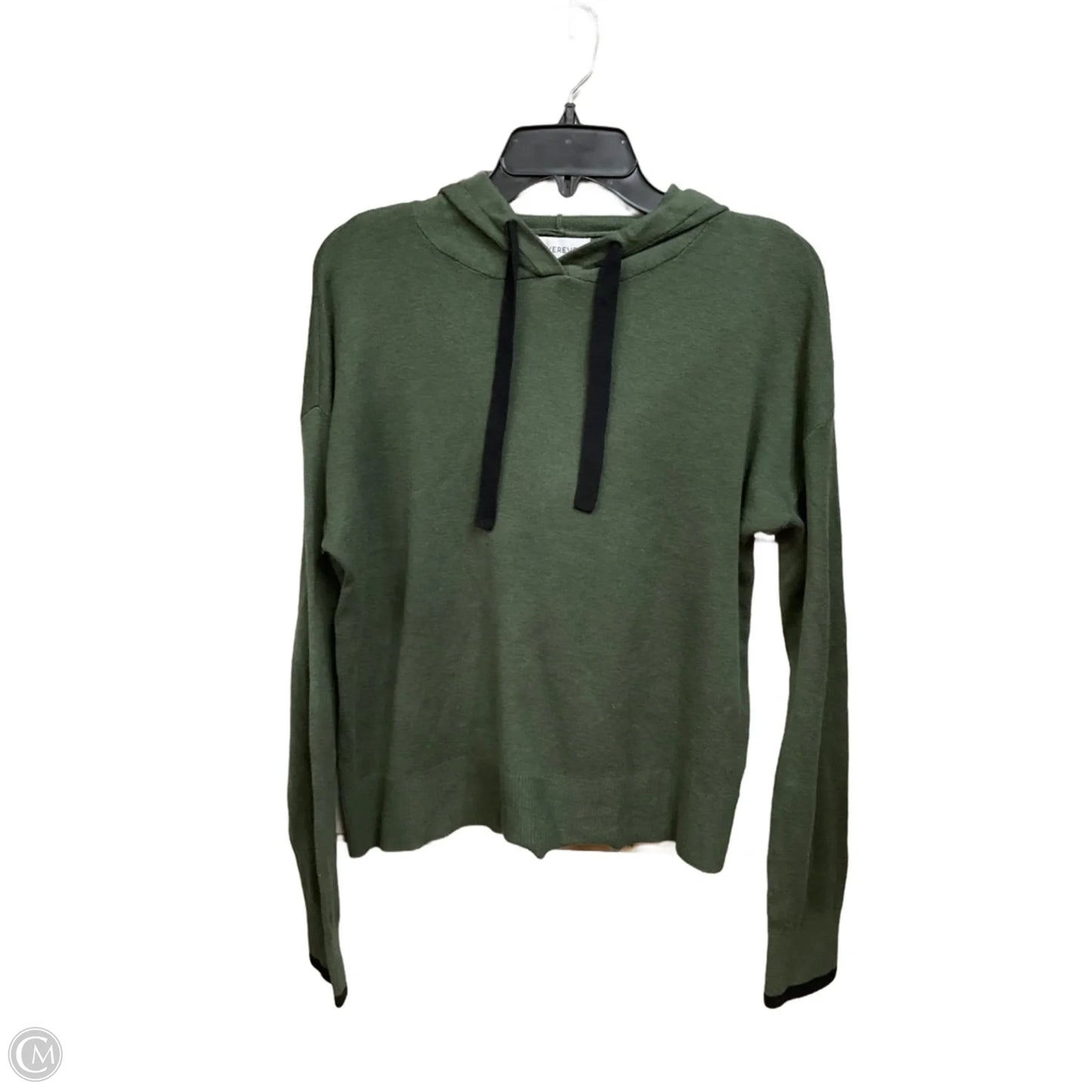 Top Long Sleeve Basic By Evereve In Green, Size: M