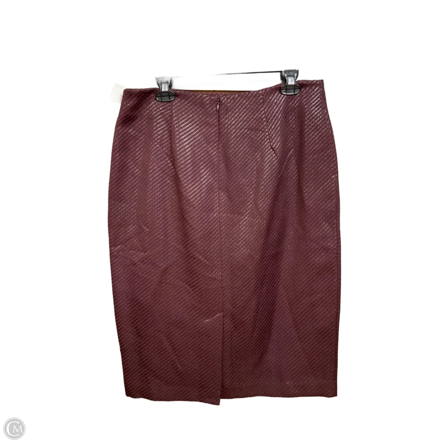 Skirt Midi By Worthington In Maroon, Size: 14