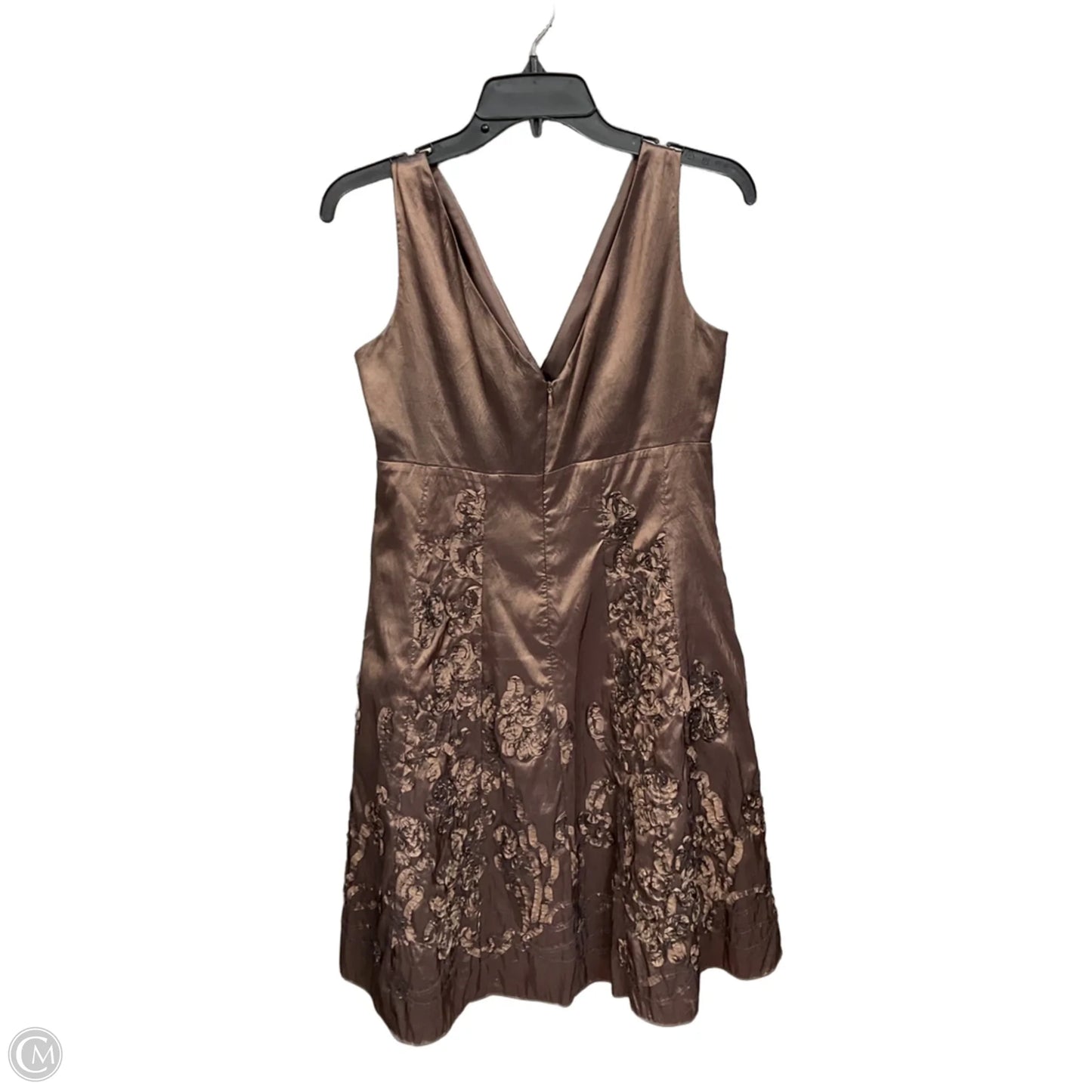 Dress Casual Short By Evan-picone In Brown, Size: M