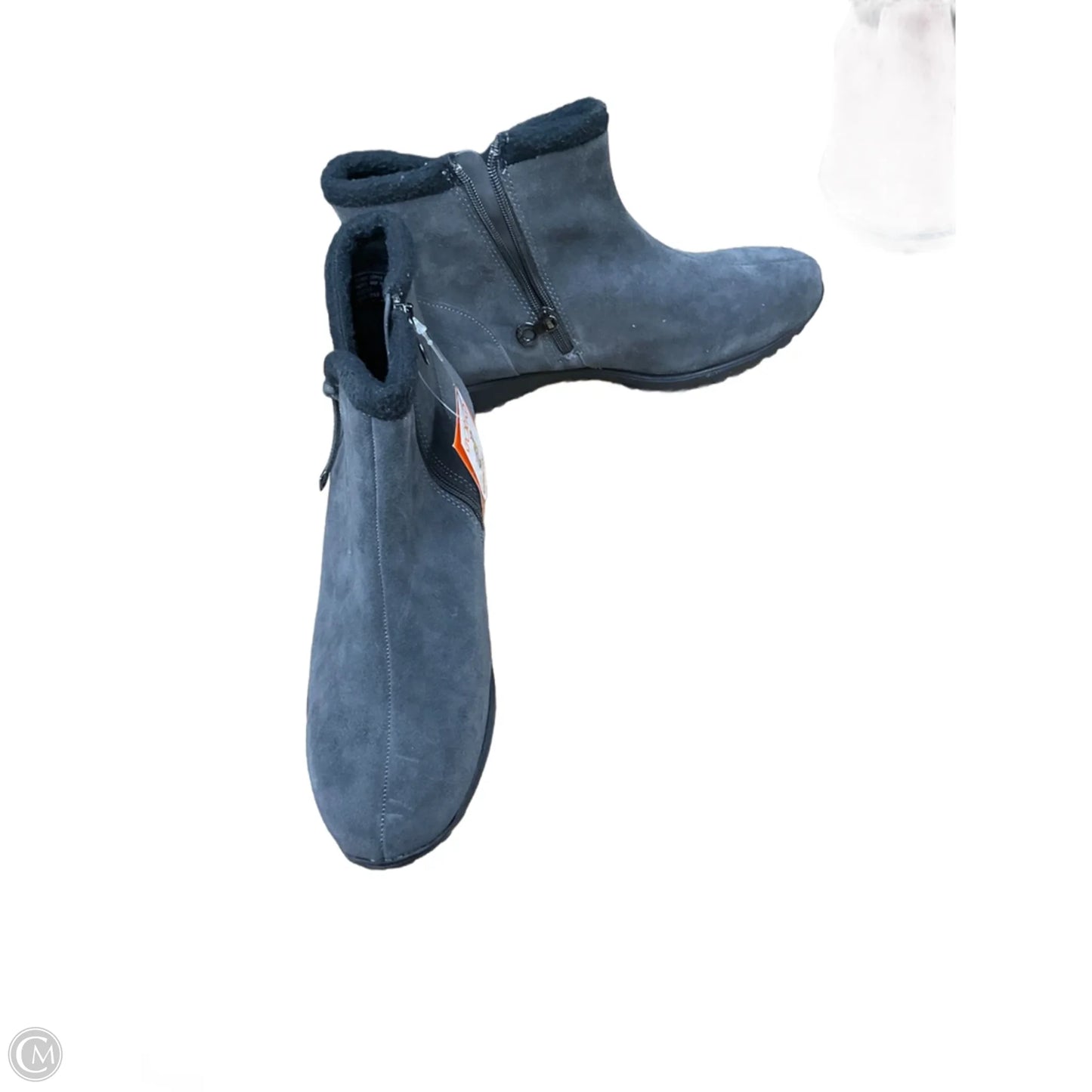 Boots Ankle Flats By Sporto In Grey, Size: 10