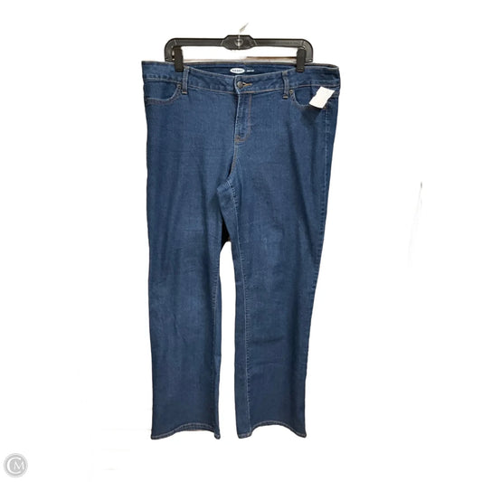 Jeans Boot Cut By Old Navy In Blue Denim, Size: 16