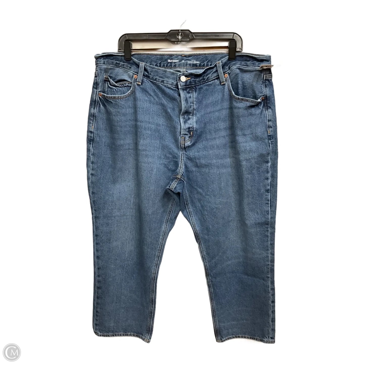 Jeans Straight By Old Navy In Blue Denim, Size: 18