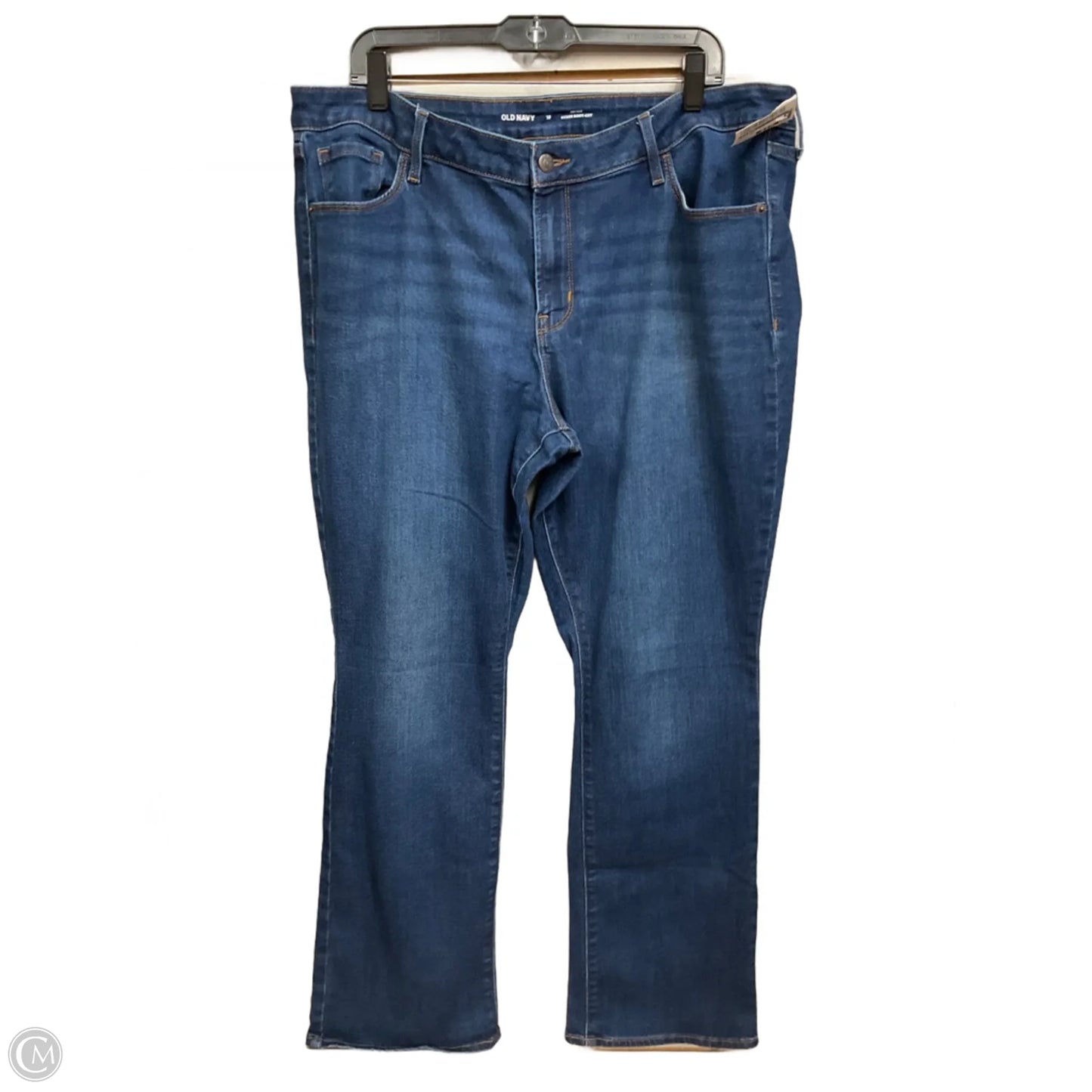 Jeans Boot Cut By Old Navy In Blue Denim, Size: 18