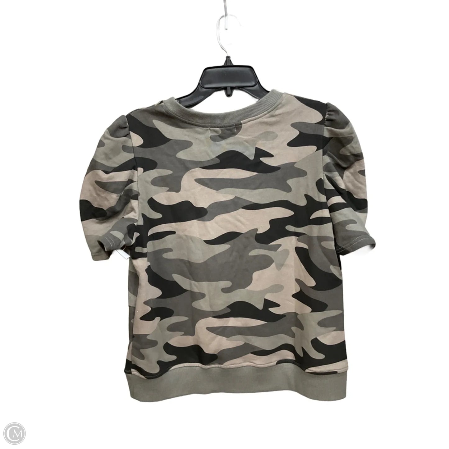 Top Short Sleeve By Cynthia Rowley In Camouflage Print, Size: L