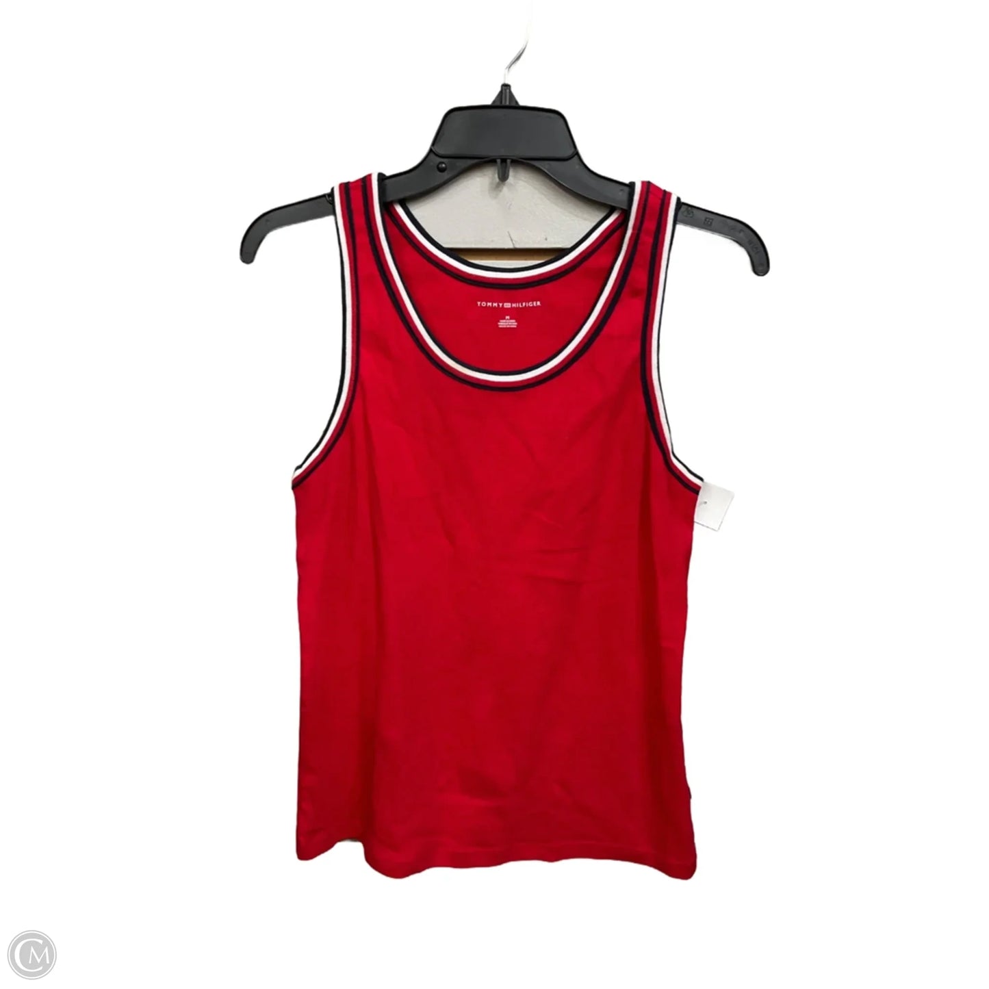 Top Sleeveless Basic By Tommy Hilfiger In Red, Size: M
