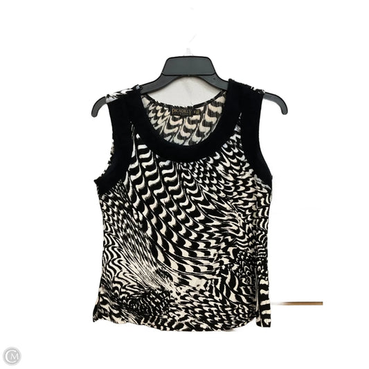 Top Sleeveless By Clothes Mentor In Black & White, Size: Sp