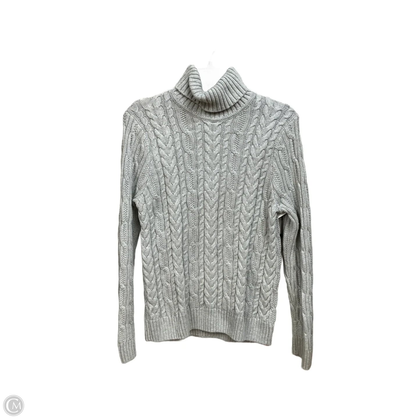 Sweater By Jeanne Pierre In Grey, Size: L