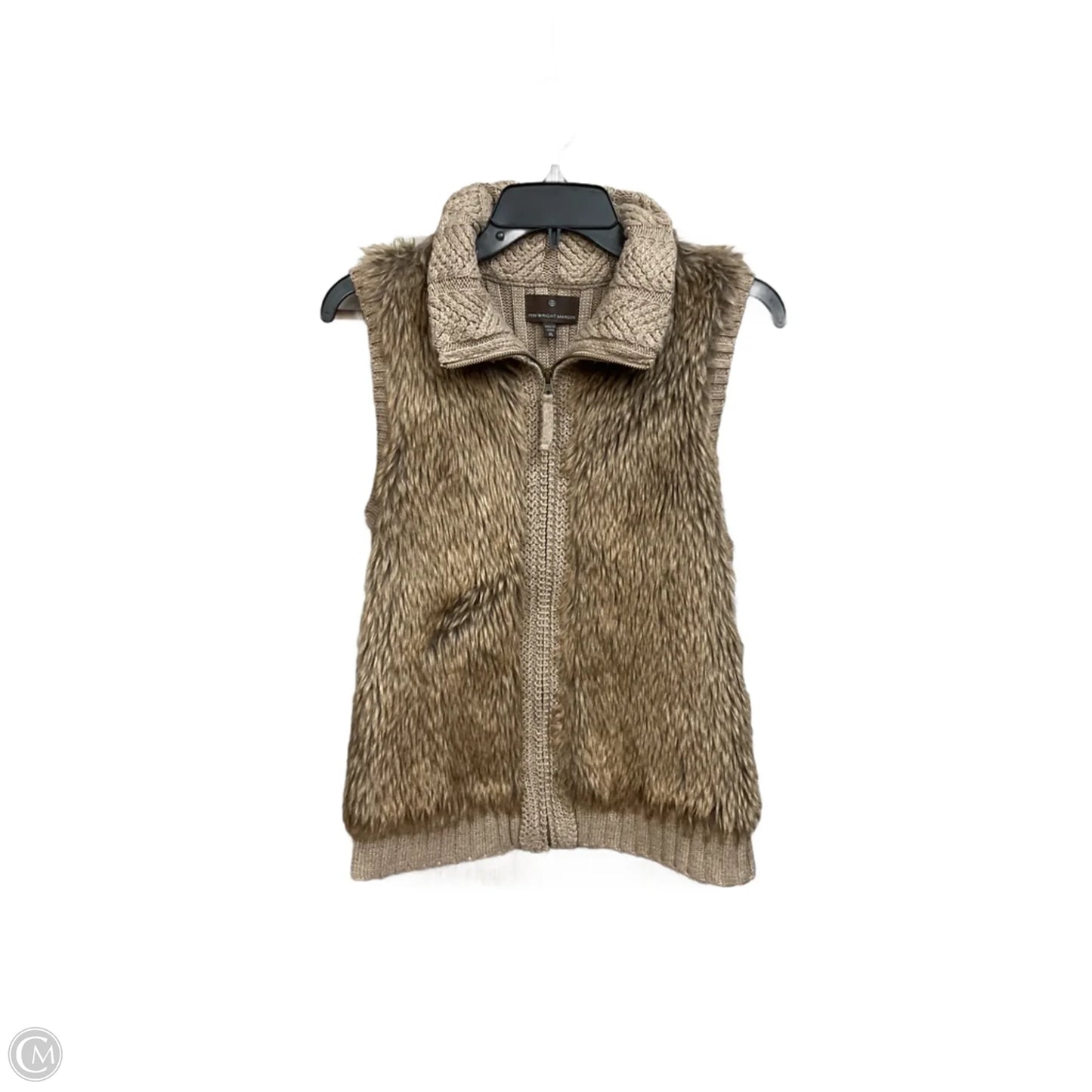 Vest Sweater By Fenn Wright Manson In Tan, Size: Xl