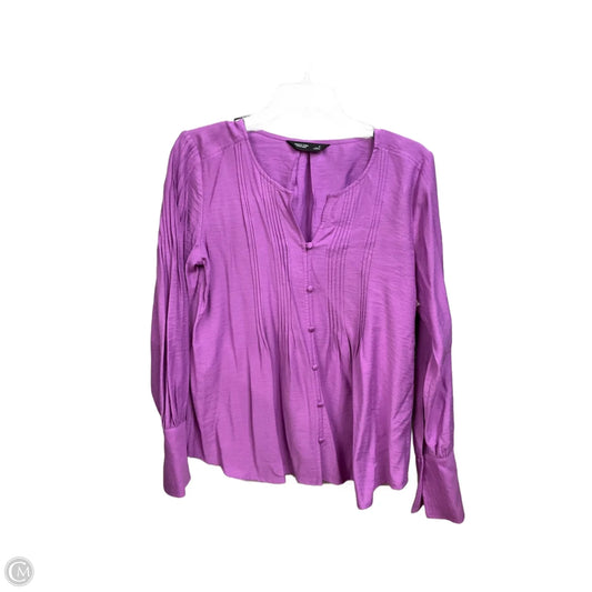 Top Long Sleeve Basic By Vera Bradley In Purple, Size: S