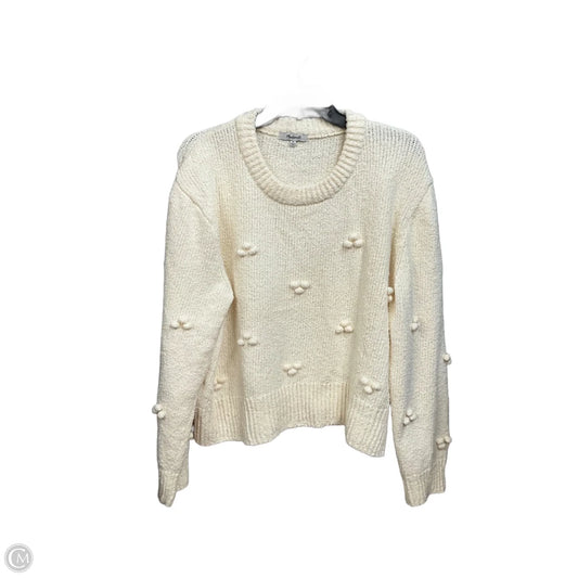 Sweater By Madewell In Cream, Size: Xl
