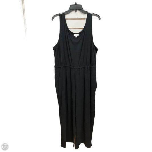 Jumpsuit By J. Jill In Black, Size: Xl