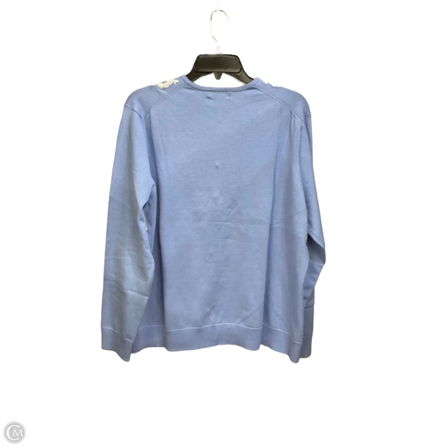Cardigan By Lands End In Blue, Size: Xl