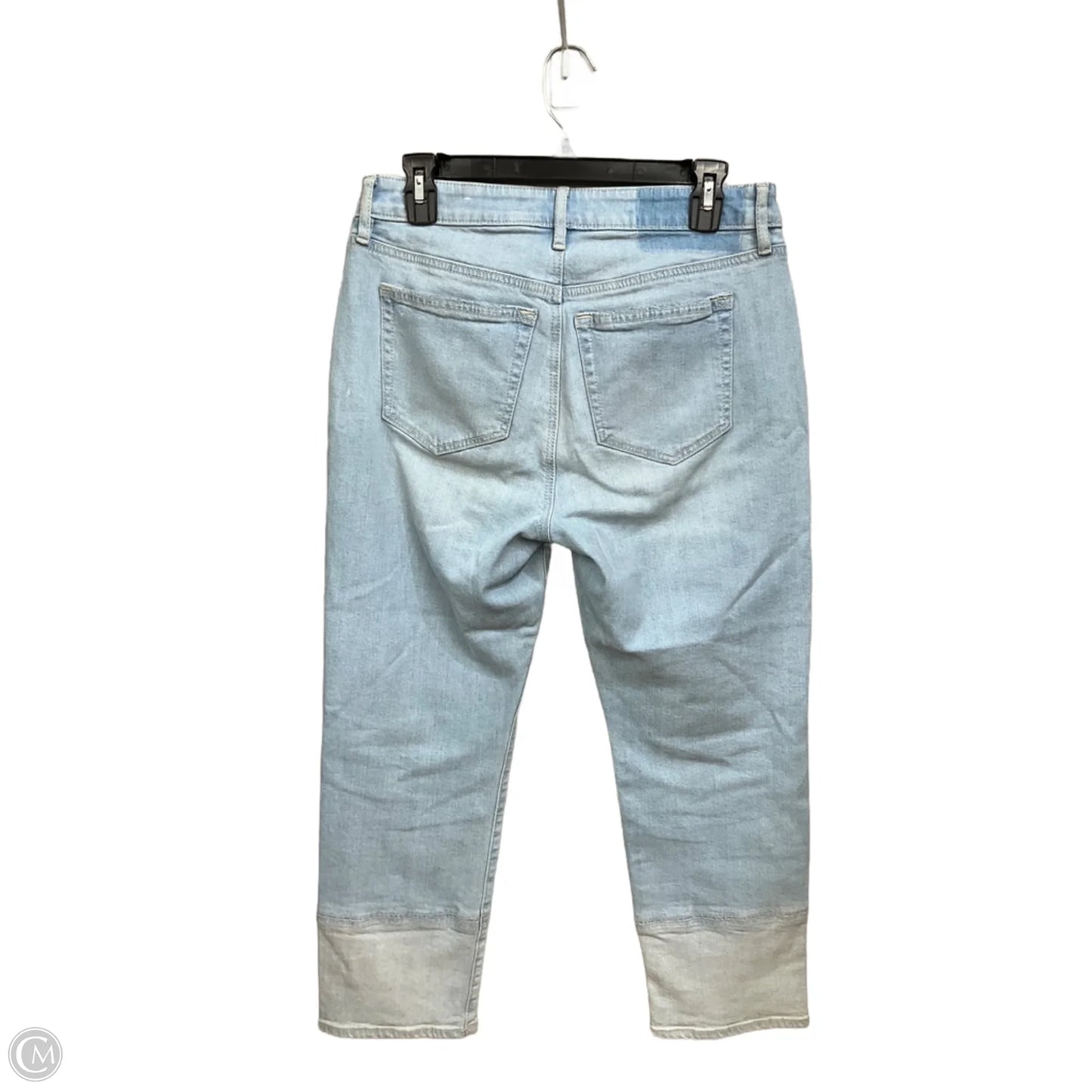 Jeans Straight By Loft In Blue Denim, Size: 4