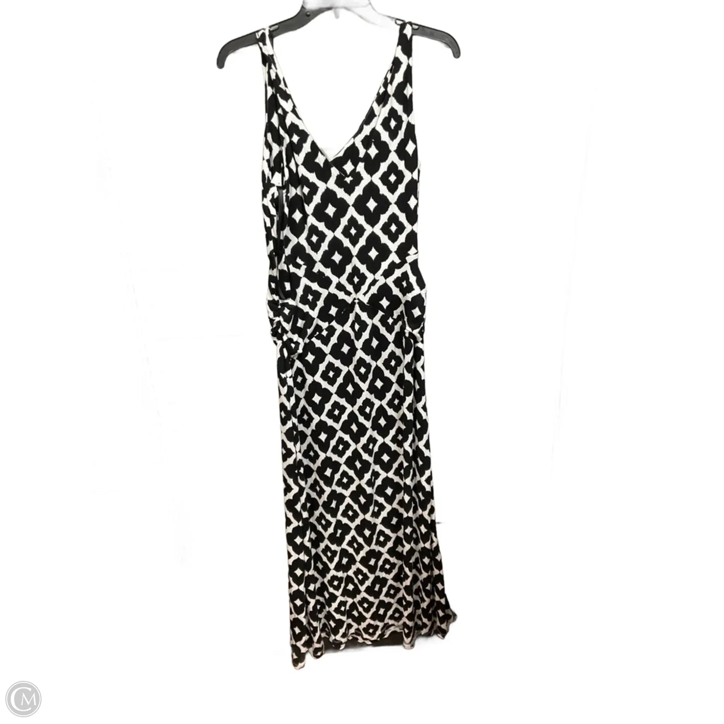 Dress Casual Maxi By Inc In Black & White, Size: Xl