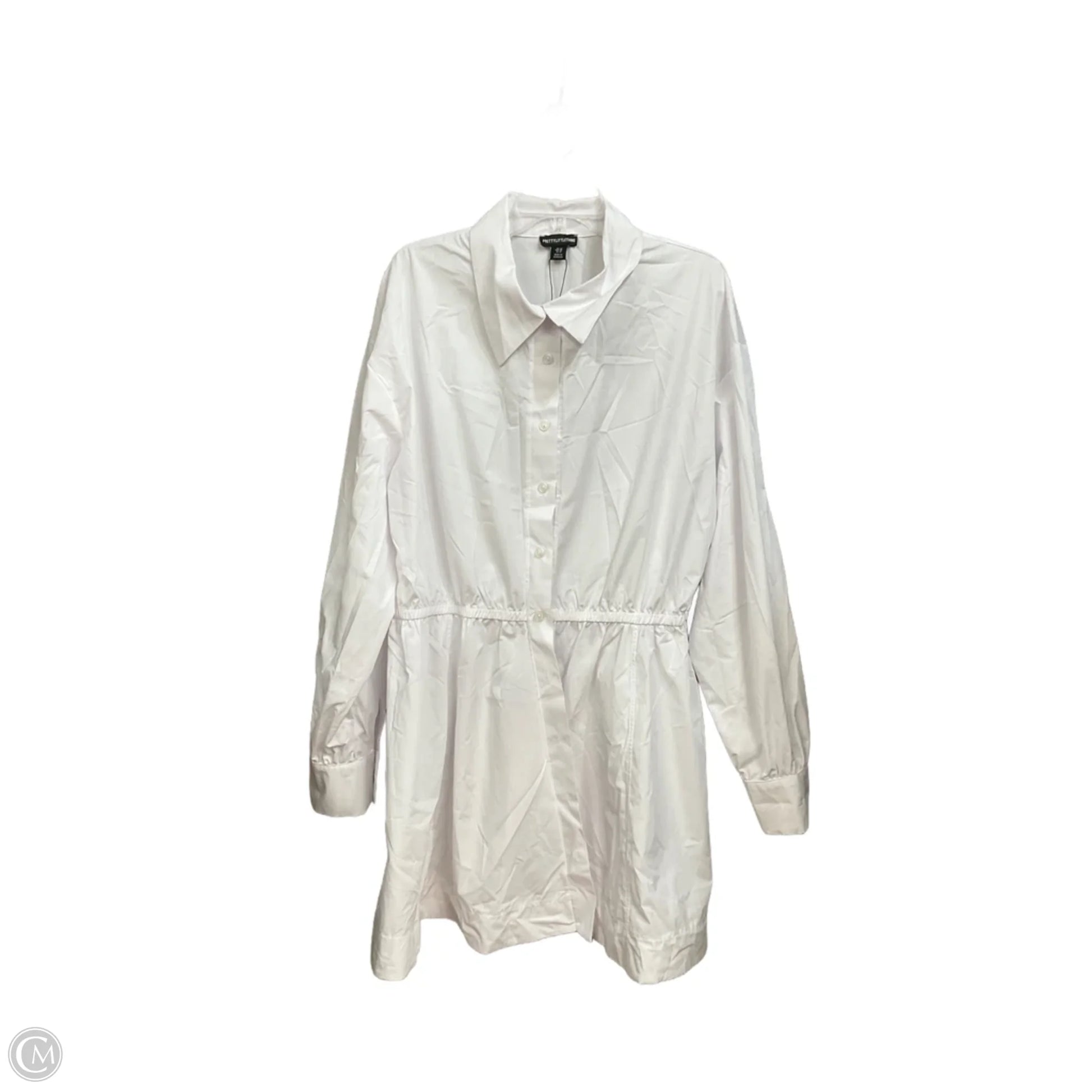 Dress Casual Short By Pretty Little Thing In White, Size: Xl – Clothes  Mentor Westerville OH #126