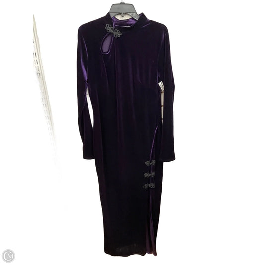 Dress Casual Maxi By Fashion Nova In Purple, Size: 2x