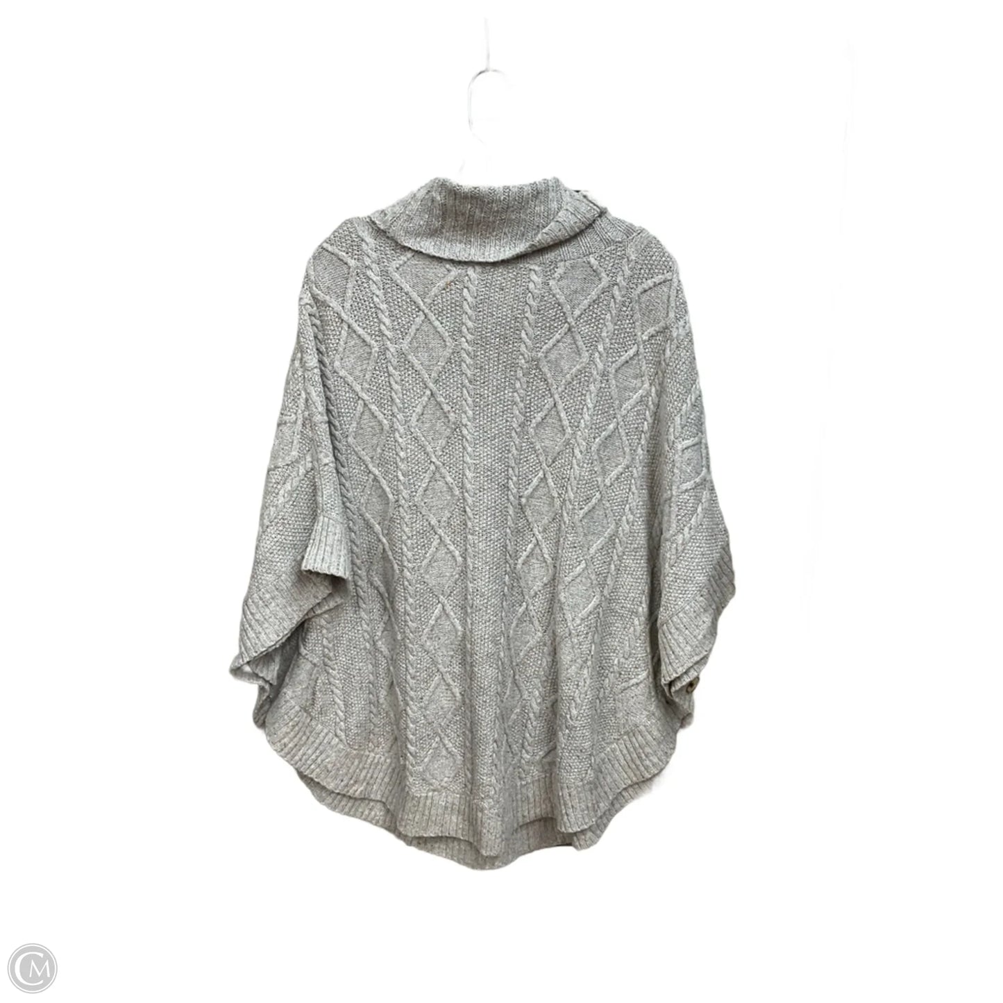 Poncho By Talbots In Grey, Size: L