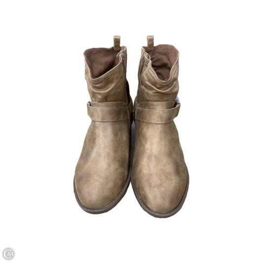 Boots Ankle Heels By Torrid In Tan, Size: 9.5