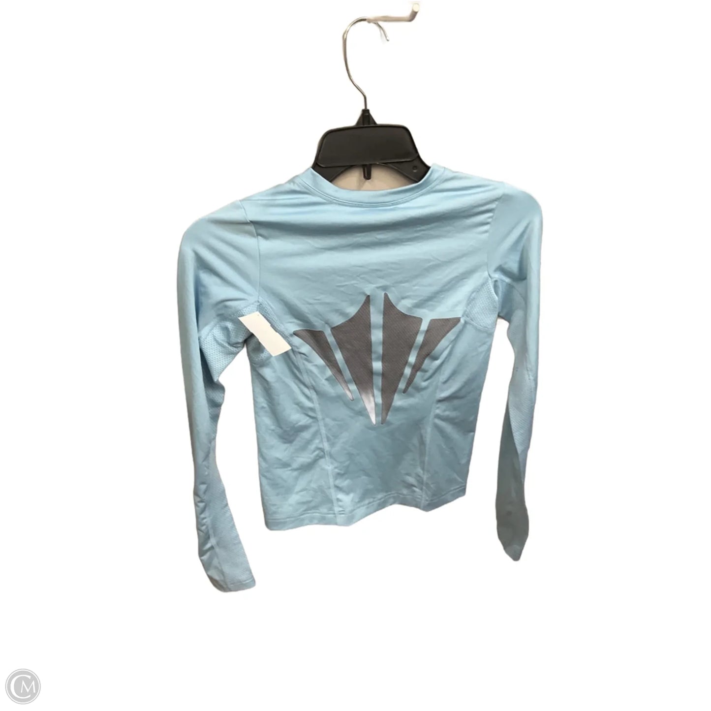 Athletic Top Long Sleeve Collar By Nike Apparel In Blue, Size: Xs