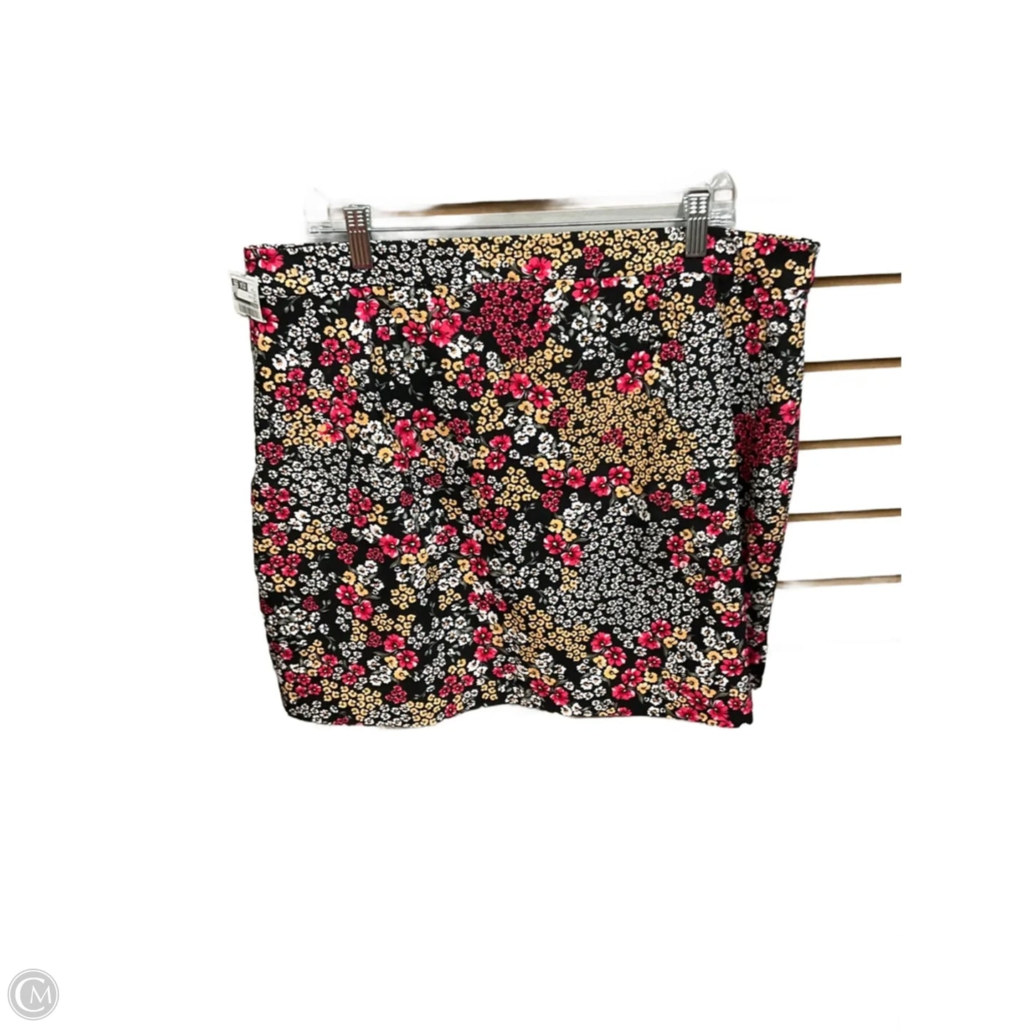 Skort By Rafaella In Floral Print, Size: 18