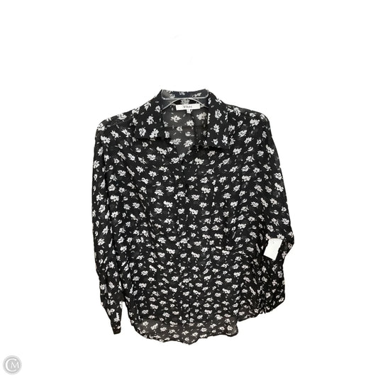 Blouse Long Sleeve By Ro & De In Floral Print, Size: S