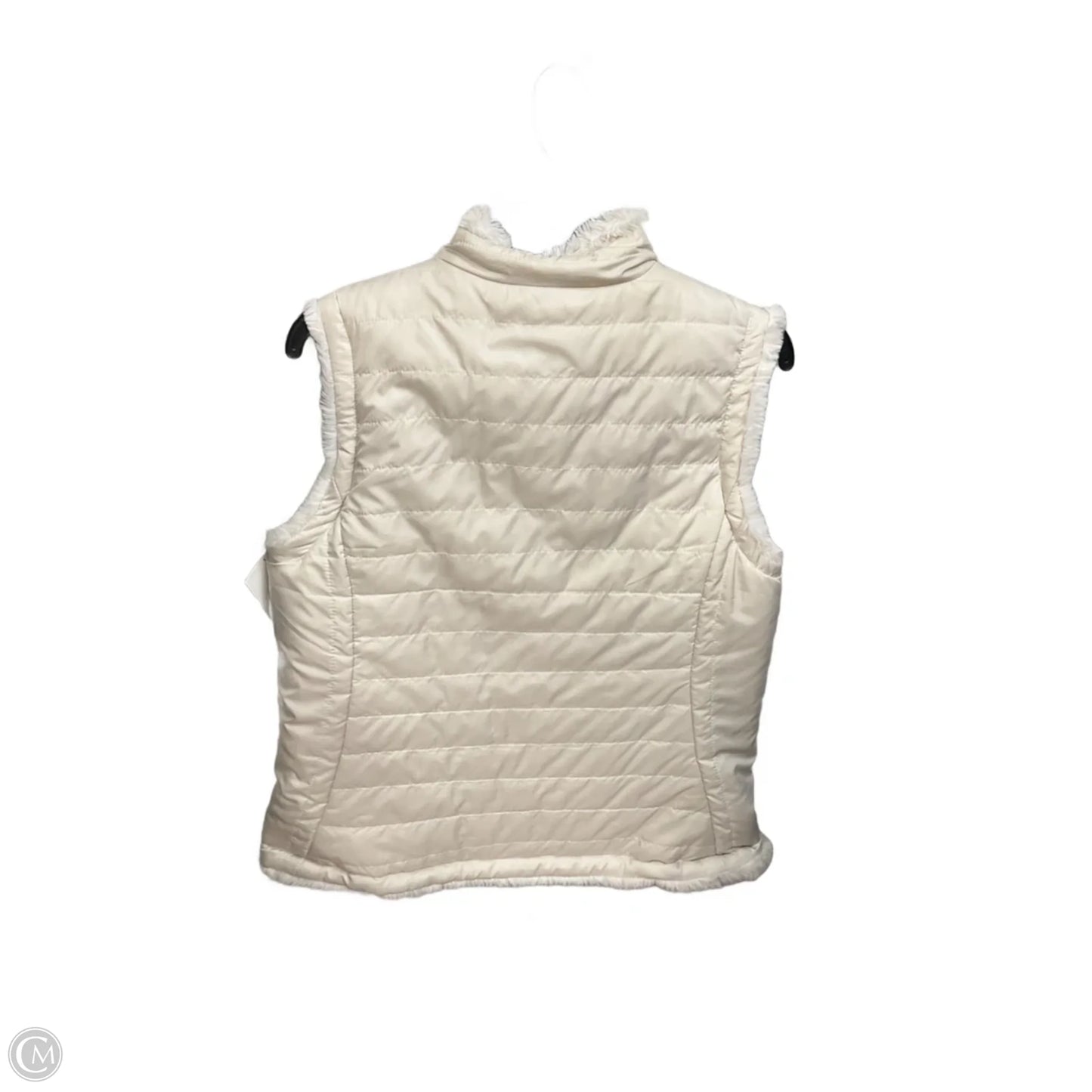 Vest Puffer & Quilted By Nicole Miller In Tan, Size: M