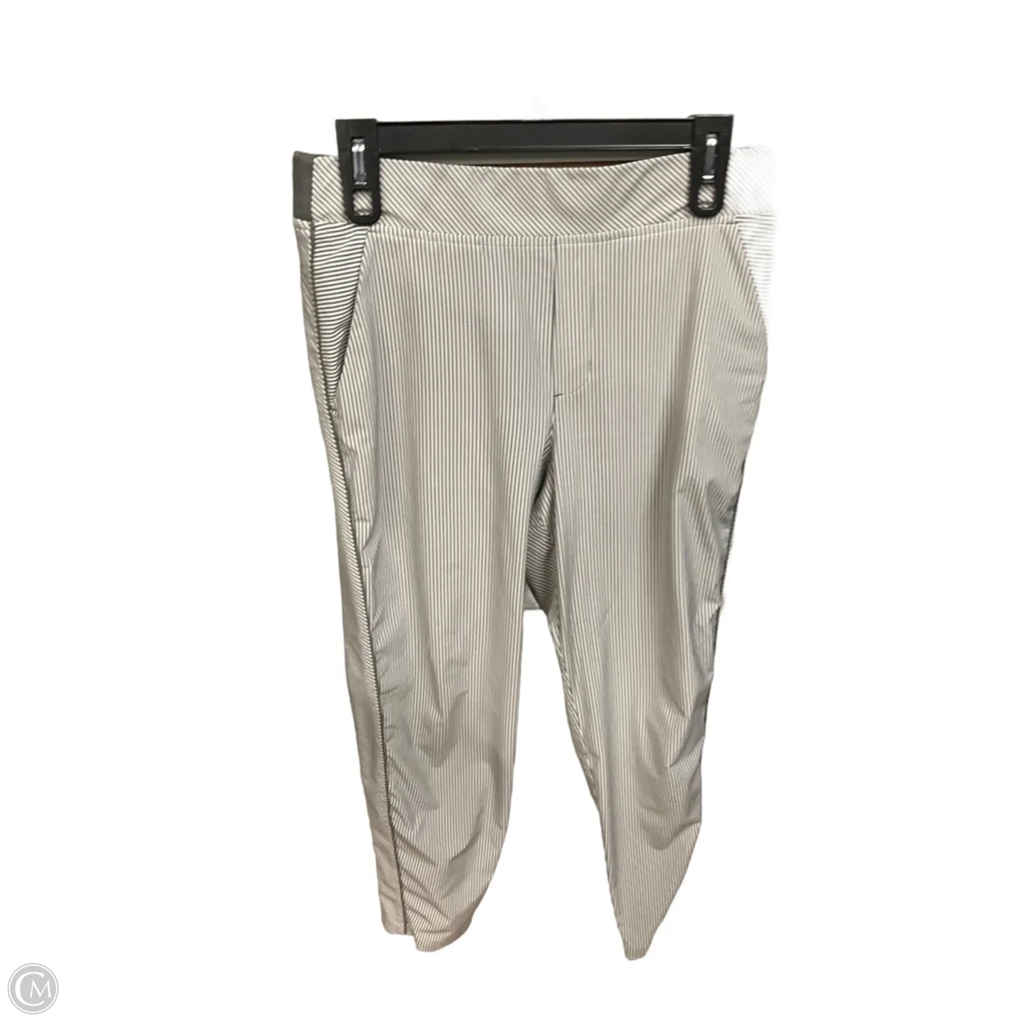Athletic Pants By Athleta In Grey & White, Size: M