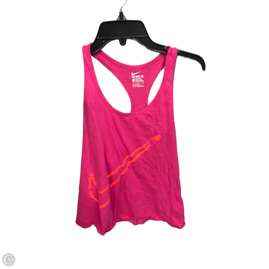 Athletic Tank Top By Nike Apparel In Pink, Size: Xl