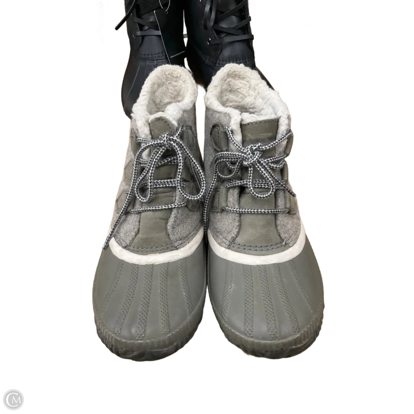 Boots Ankle Flats By Sorel In Grey, Size: 7.5