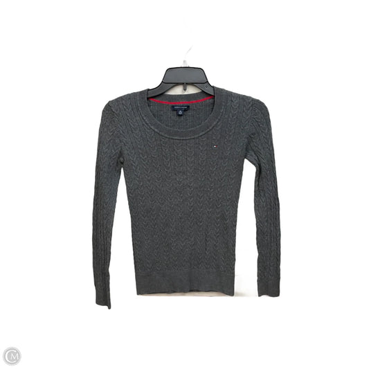 Top Long Sleeve By Tommy Hilfiger In Grey, Size: Xs