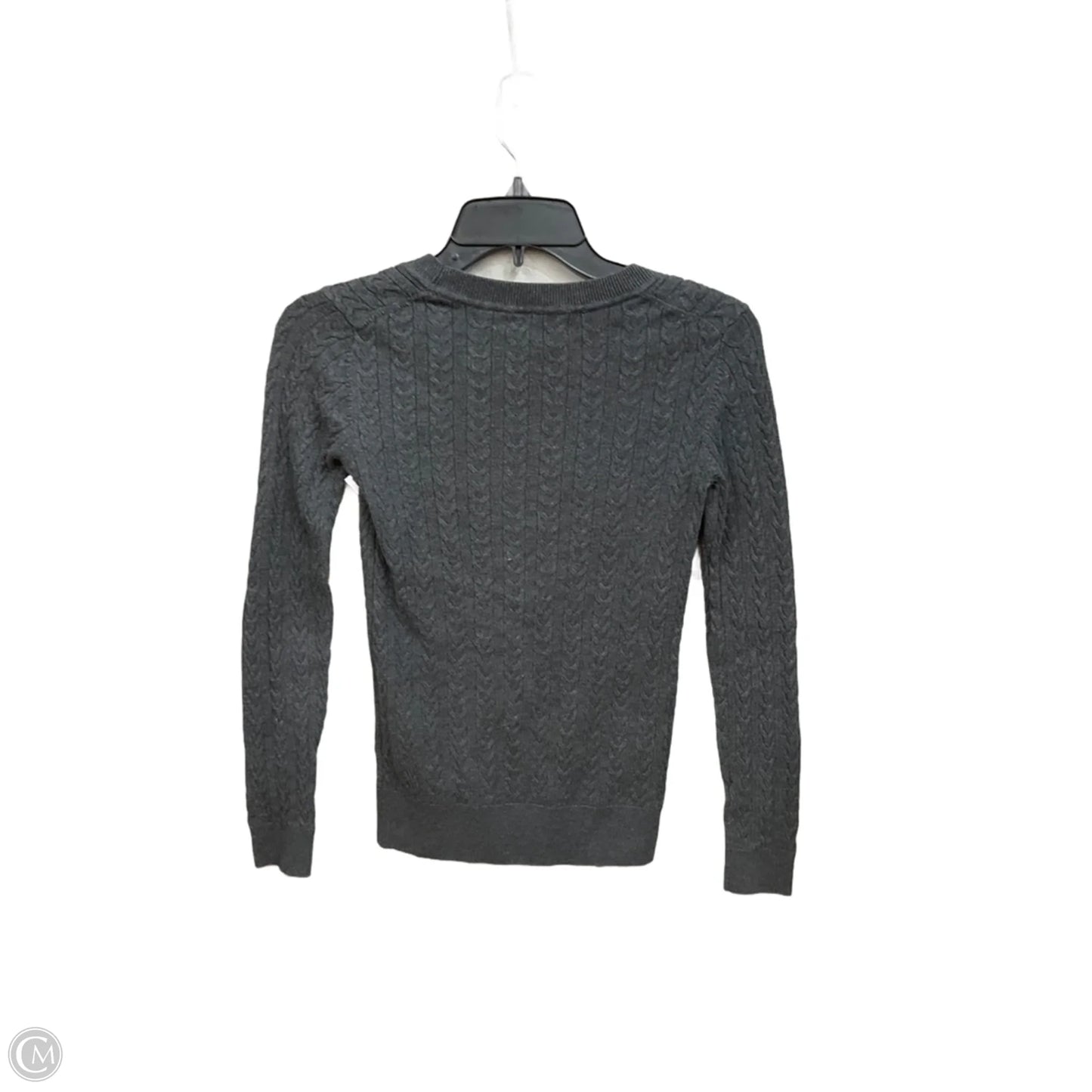 Top Long Sleeve By Tommy Hilfiger In Grey, Size: Xs