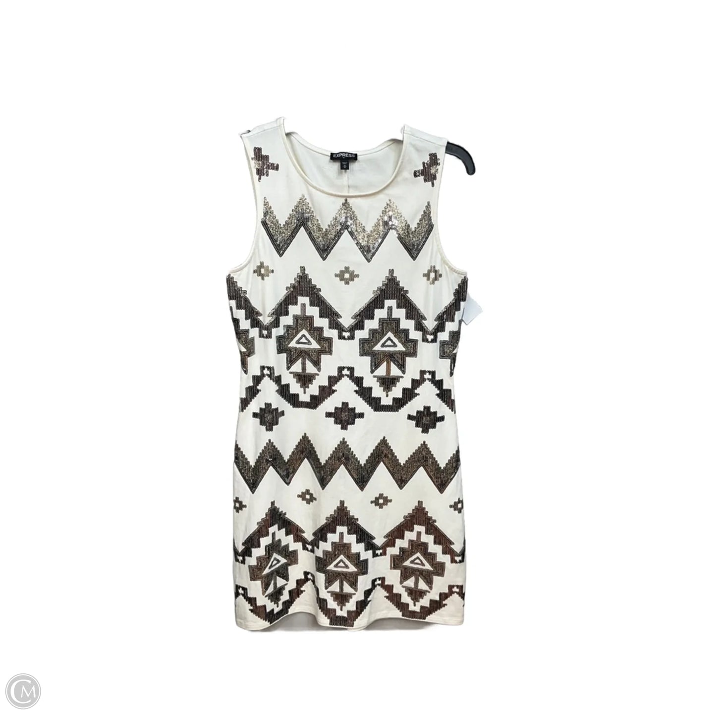 Dress Casual Short By Express In White, Size: M