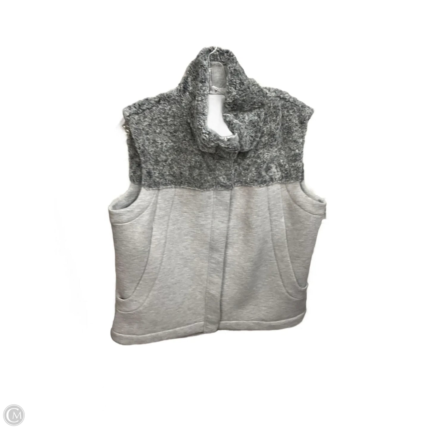 Vest Faux Fur & Sherpa By The North Face In Grey, Size: Xl