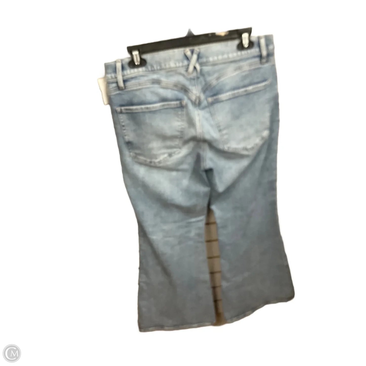 Jeans Wide Leg By Express In Blue Denim, Size: 10