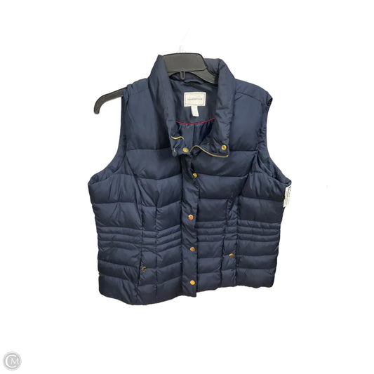 Vest Puffer & Quilted By Charter Club In Blue, Size: Xl